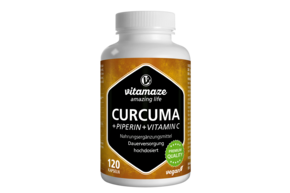 Vitamaze Curcuma +Piperin u. Vit. C vegan, A-Nr.: 5179363 - 01