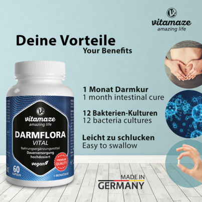 Vitamaze Darmflora Vital vegan, A-Nr.: 5179570 - 02