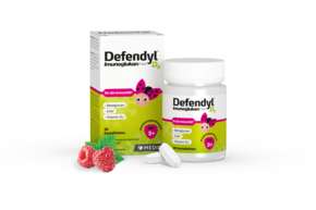 Sie sehen eine Packung Defendyl-Imunoglukan P4H D3 Kautabletten, Produktbild: 01 Defendyl-Imunoglukan P4H D3 Kautabletten, A-Nr.: 5791265 - 01