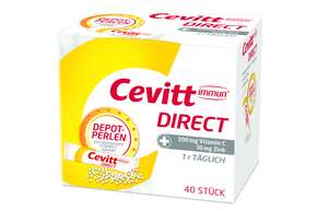Sie sehen eine Packung Cevitt® immun Direct Sticks 40 ST, Produktbild: 01 Cevitt® immun Direct Sticks 40 ST, A-Nr.: 5433287 - 01