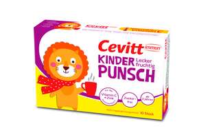 Sie sehen eine Packung Cevitt immun® Kinderpunsch 10 ST, Produktbild: 01 Cevitt immun® Kinderpunsch 10 ST, A-Nr.: 5167058 - 01