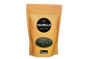 Sie sehen eine Packung Hanoju Chlorella Tabletten Bio 400mg, Produktbild: 01 Hanoju Chlorella Tabletten Bio 400mg, A-Nr.: 4256104 - 01