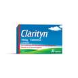 Sie sehen eine Packung Clarityn® 10 mg - Tabletten, Produktbild: 01 Clarityn® 10 mg - Tabletten, A-Nr.: 1253878 - 01