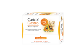 Sie sehen eine Packung Caricol®-Gastro 42 x 20g, Produktbild: 01 Caricol®-Gastro 42 x 20g, A-Nr.: 5742634 - 01