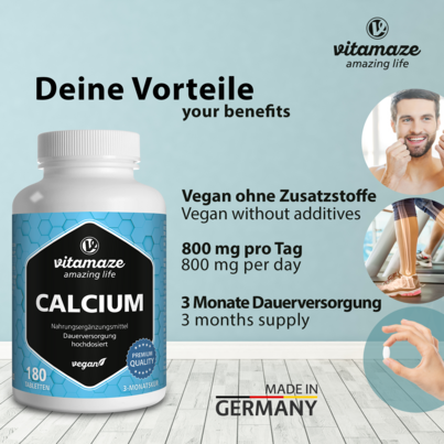 Vitamaze Calcium 400mg vegan, A-Nr.: 5179535 - 02