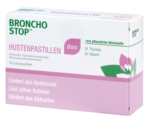 Bronchostop duo Hustenpastillen, A-Nr.: 4457340 - 01