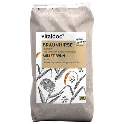 vitaldoc® BIO Braunhirse, gemahlen, A-Nr.: 5619572 - 01