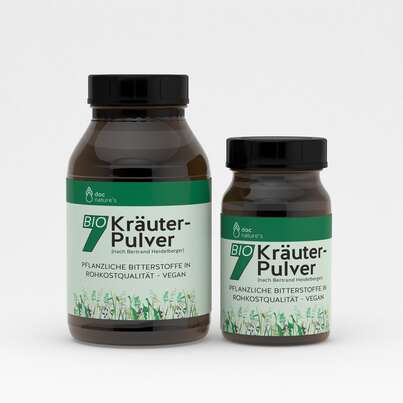 doc nature’s BIO 7 Kräuter-Pulver, Glas, A-Nr.: 5619477 - 03
