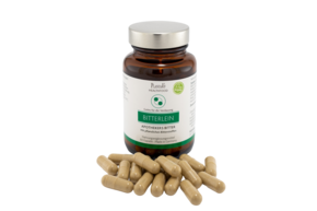 Sie sehen eine Packung Bitterlein - Apothekers Bitterkapseln, Produktbild: 01 Bitterlein - Apothekers Bitterkapseln, A-Nr.: 4488524 - 01