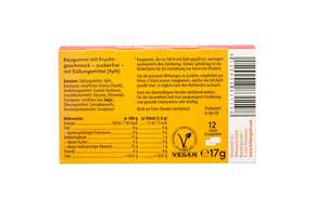 Sie sehen eine Packung Birkengold Kaugummi Frucht, Produktbild: 01 Birkengold Kaugummi Frucht, A-Nr.: 5160323 - 01