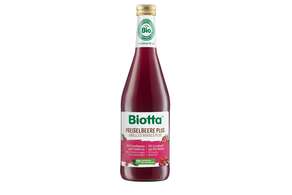 Sie sehen eine Packung Biotta PREISELBEERE PLUS Bio, Produktbild: 01 Biotta PREISELBEERE PLUS Bio, A-Nr.: 5356167 - 01
