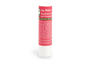 Sie sehen eine Packung Bioselect Lip Balm raspberry flavor, Produktbild: 01 Bioselect Lip Balm raspberry flavor, A-Nr.: 4567324 - 01