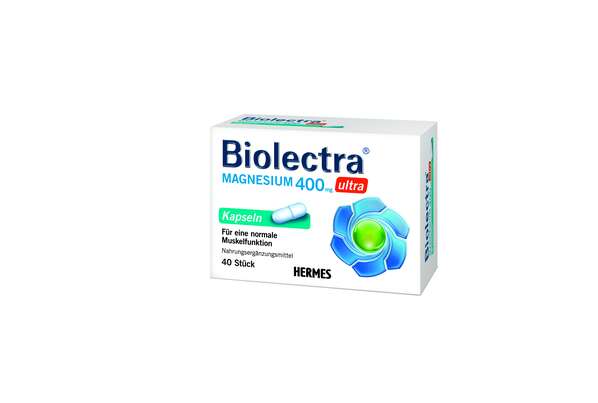 Biolectra® Magnesium 400 mg Ultra Kapseln 40 Stück, A-Nr.: 5048081 - 01