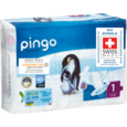 Sie sehen eine Packung Bio Windeln Nr.1 New Born 2-5kg Pinguin – Pingo Swiss, Produktbild: 02 Bio Windeln Nr.1 New Born 2-5kg Pinguin – Pingo Swiss, A-Nr.: 4559514 - 02