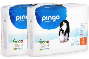 Bio Windeln Midi Jumbo 4-9kg Pinguin – Pingo Swiss, A-Nr.: 4559566 - 01