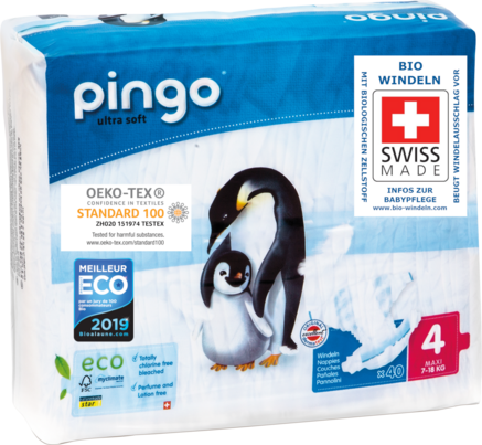 Bio Windeln Maxi 7-18kg Pinguin – Pingo Swiss, A-Nr.: 4559572 - 02