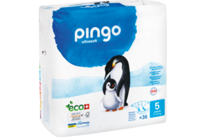 Bio Windeln Junior 12-25kg Pinguin – Pingo Swiss, A-Nr.: 4559595 - 01