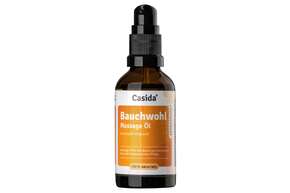 Sie sehen eine Packung Bauchwohl Massage Öl 50 ml, Produktbild: 01 Bauchwohl Massage Öl 50 ml, A-Nr.: 5731636 - 01