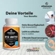 Sie sehen eine Packung Vitamaze B12 Aktiv 1000mcg vegan, Produktbild: 02 Vitamaze B12 Aktiv 1000mcg vegan, A-Nr.: 5179682 - 02