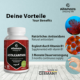 Sie sehen eine Packung Vitamaze Astaxanthin 4mg vegan, Produktbild: 02 Vitamaze Astaxanthin 4mg vegan, A-Nr.: 5179587 - 02