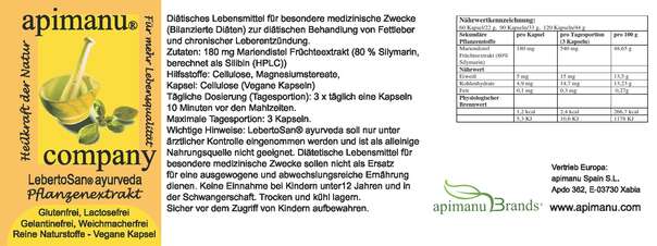 apimanu LebertoSan ayurveda– pflanzlicher Leberschutz, A-Nr.: 3119747 - 03