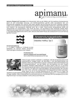 Apimanu Diabgymna Ayurveda Kapseln, A-Nr.: 3119664 - 05