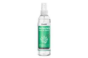 Sie sehen eine Packung Casida Aloe Vera Spray für Haut & Haare, Produktbild: 01 Casida Aloe Vera Spray für Haut & Haare, A-Nr.: 5423188 - 01