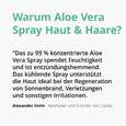 Sie sehen eine Packung Casida Aloe Vera Spray für Haut & Haare, Produktbild: 02 Casida Aloe Vera Spray für Haut & Haare, A-Nr.: 5423188 - 02