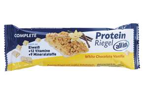 all in® COMPLETE Protein Riegel White Chocolate Vanilla (25 x 40g), A-Nr.: 5332681 - 01