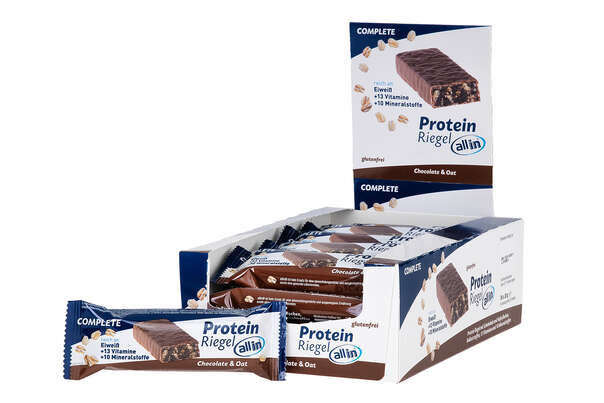 all in® COMPLETE Protein Riegel Chocolate &amp; Oat (24 x 30g), A-Nr.: 5332675 - 04