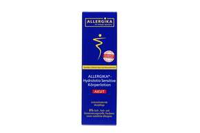 Sie sehen eine Packung Allergika Hydrolotio sensitiv 200ml, Produktbild: 01 Allergika Hydrolotio sensitiv 200ml, A-Nr.: 3471757 - 01