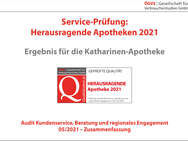 Zertifizierung: Auszeichnung als "Herausragende Apotheke 2021"