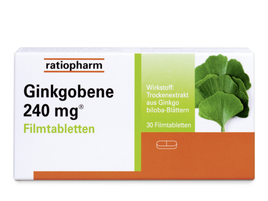 Ginkgobene 240 mg® Filmtabletten, A-Nr.: 4222022 - 01