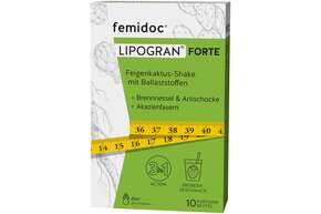 Sie sehen eine Packung femidoc® LIPOGRAN® FORTE, Produktbild: 01 femidoc® LIPOGRAN® FORTE, A-Nr.: 5859201 - 01
