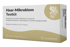 Sie sehen eine Packung HAAR-MIKROBIOM TESTKIT, Produktbild: 01 HAAR-MIKROBIOM TESTKIT, A-Nr.: 5825509 - 01