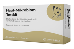 Sie sehen eine Packung HAUT-MIKROBIOM TESTKIT, Produktbild: 01 HAUT-MIKROBIOM TESTKIT, A-Nr.: 5838015 - 01