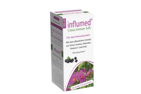 Sie sehen eine Packung influmed® Cistus-Immun-Saft, Produktbild: 01 influmed® Cistus-Immun-Saft, A-Nr.: 4271285 - 01