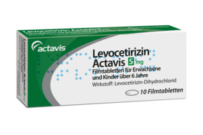 Levocetirizin Actavis 5 mg Filmtabletten 10ST, A-Nr.: 3542871 - 01