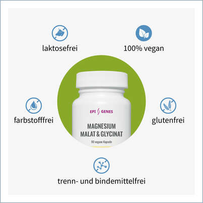 NatuGena Magnesium Malat &amp; Glycinat Kapseln, A-Nr.: 5699306 - 02