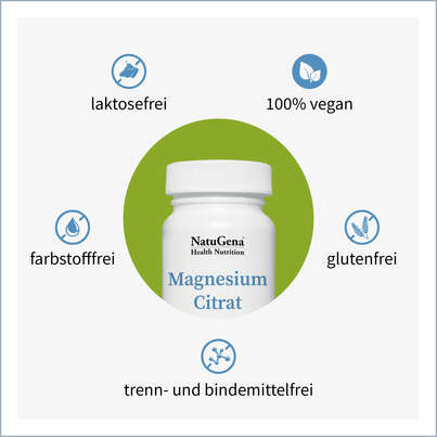 NatuGena Magnesium-Citrat Kapseln, A-Nr.: 5699281 - 02