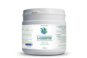 Sie sehen eine Packung L-Carnitin 2000 mg Pulver 300 g, Produktbild: 01 L-Carnitin 2000 mg Pulver 300 g, A-Nr.: 5446249 - 01