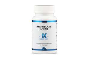 Sie sehen eine Packung Bromelain Kapseln 500 mg Klean Labs, Produktbild: 01 Bromelain Kapseln 500 mg Klean Labs, A-Nr.: 5598373 - 01