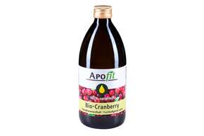 APOfit Bio Cranberry Frischpflanzenpreßsaft 500ml, A-Nr.: 5664472 - 01