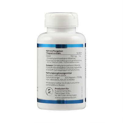 DMAE 150 mg Klean Labs Kapseln, A-Nr.: 5749493 - 02