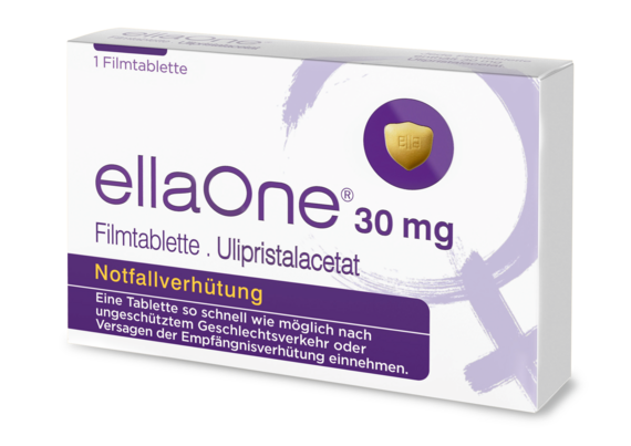 ELLAONE FTBL 30MG (PG: 1 ST), A-Nr.: 3542807 - 01