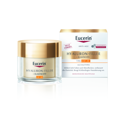 Eucerin Hyaluron-Filler + Elasticity Tagespflege LSF30, 50ml, A-Nr.: 5304348 - 01