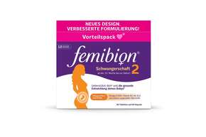 Sie sehen eine Packung Femibion® 2 Schwangerschaft, Produktbild: 01 Femibion® 2 Schwangerschaft, A-Nr.: 5204428 - 01