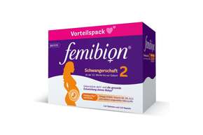Sie sehen eine Packung Femibion® 2 Schwangerschaft, Produktbild: 01 Femibion® 2 Schwangerschaft, A-Nr.: 5204434 - 01
