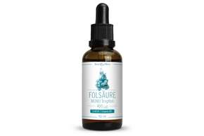 Sie sehen eine Packung Folsäure 400 µg MONO Tropfen 50 ml, Produktbild: 01 Folsäure 400 µg MONO Tropfen 50 ml, A-Nr.: 5438741 - 01