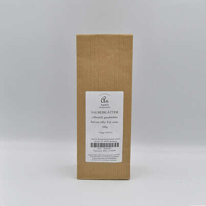 Sie sehen eine Packung Salbeiblätter offizinell geschnitten, Produktbild: 01 Salbeiblätter offizinell geschnitten, A-Nr.: 4792096 - 01